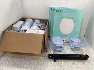 QTY OF ASSORTED ITEMS TO INCLUDE 3 X GOOD HOME DIANA TOILET SEATS: LOCATION - F10