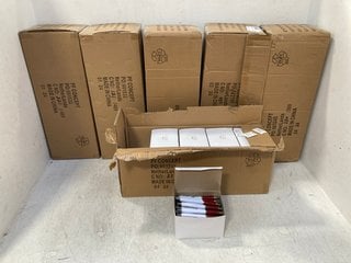 6 X BOXES OF 50 PACKS OF BALL POINT PENS: LOCATION - F8