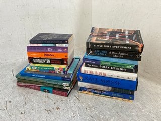 QTY OF ASSORTED BOOKS TO INCLUDE THE BURNING CHAMBERS BY KATE MOSSE: LOCATION - G8