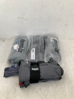 4 X PAIR OF DEVEMBR SKIING MITTENS IN GREY SIZE: M - RRP - £140: LOCATION - G12