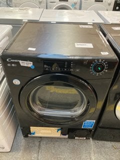 CANDY 8KG FREESTANDING CONDENSER TUMBLE DRYER IN BLACK: MODEL CS0EC8TBGB80 - RRP £295: LOCATION - A1