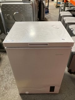 COMFEE 99 LITRE FREESTANDING CHEST FREEZER IN WHITE: MODEL RCC100WH2 - RRP £159: LOCATION - A1