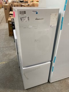 FRIDGEMASTER 50CM 60/40 FREESTANDING FRIDGE FREEZER IN WHITE: MODEL MC50175A - RRP £210: LOCATION - A1