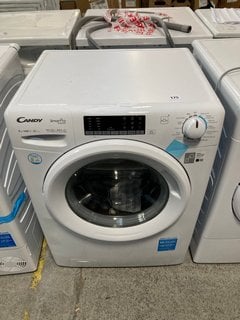 CANDY SMART PRO 8KG WASHING MACHINE IN WHITE: MODEL CSO686TWM680 - RRP £329: LOCATION - A1