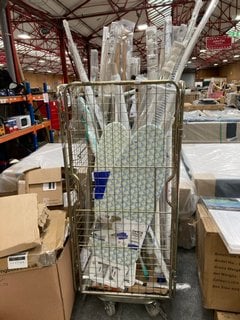 (COLLECTION ONLY) QTY OF ASSORTED HOUSEHOLD ITEMS TO INCLUDE ADDIS COMPACT IRONING BOARD IN MULTI (CAGE NOT INCLUDED): LOCATION - A7