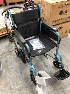 DAYS ESCAPE LITE WHEELCHAIR IN BLACK TO ALSO INCLUDE DAYS 100 SERIES LIGHTWEIGHT ROLLATOR IN BLACK: LOCATION - A4