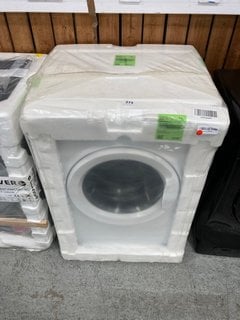 HOTPOINT FREESTANDING 9/6KG WASHER DRYER IN WHITE: MODEL MSWM743U - RRP £395: LOCATION - A4