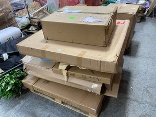 PALLET OF ASSORTED HOUSEHOLD ITEMS TO INCLUDE LIVIO FOLD OUT HEATED CLOTHES AIRER: LOCATION - A7 (KERBSIDE PALLET DELIVERY)