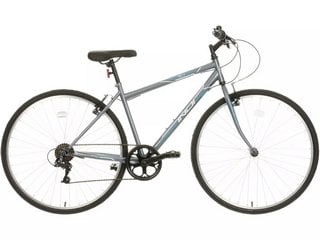 INDI TC1 MENS HYBRID BIKE - MEDIUM FRAME IN GREY - RRP £145: LOCATION - A3