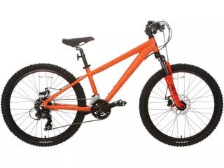 CARRERA BLAST JUNIOR MOUNTAIN BIKE - 24 INCH WHEEL IN ORANGE - RRP £320: LOCATION - A3