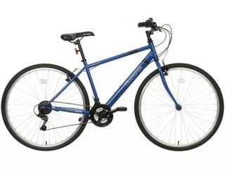 APOLLO TRANSFER MENS HYBRID BIKE IN BLUE - RRP £175: LOCATION - A3