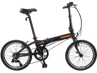 DAHON HIT FOLDING BIKE - 20 INCH WHEEL IN BLACK - RRP £480: LOCATION - A3