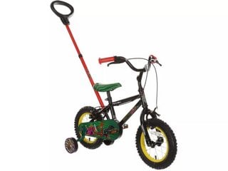 2 X APOLLO JUNGLE PALS KIDS BIKE - 12 INCH WHEEL IN GREEN - RRP £192 COMBINED: LOCATION - A3