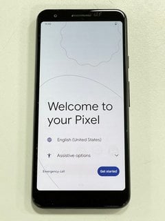 GOOGLE PIXEL 3A 64GB SMARTPHONE IN BLACK: MODEL NO G020F [JPTM128156]