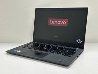 LENOVO THINKPAD T14S GEN 2 LAPTOP: MODEL NO 20WNS21W00 (UNIT ONLY, MOTHERBOARD REMOVED, SPARES & REPAIRS (IMAGE TO SHOW SCREEN TURNED ON PRIOR TO MOTHERBOARD BEING REMOVED FROM LAPTOP ONLY)). 14.0" S