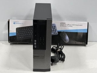 DELL OPTIPLEX 3020 256 GB PC IN BLACK. (WITH MAINS POWER CABLE). INTEL CORE I5-4590 CPU @ 3.30 GHZ, 8.00 GB RAM, , INTEL HD GRAPHICS 4600 [JPTM128103]