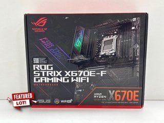 ASUS ROG STRIX X670E-F GAMING WIFI MOTHERBOARD PC COMPONENT. (WITH BOX & ALL ACCESSORIES, SPARES & REPAIRS) [JPTM128014]