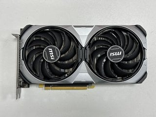 MSI GEFORCE RTX 4070 VENTUS 2X E OC 12GB GDDR6X GRAPHICS CARD. [JPTM128008]