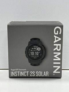 GARMIN INSTINCT 2S SOLAR GPS SMARTWATCH IN BLACK. (WITH BOX AND CHARGER CABLE) [JPTM128052]