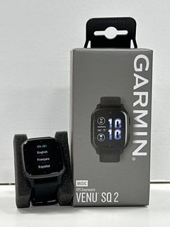 GARMIN VENU SQ 2 GPS SMARTWATCH IN BLACK. (WITH BOX AND CHARGER CABLE) [JPTM128093]