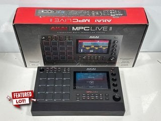 AKAI PROFESSIONAL MPC LIVE II STANDALONE MUSIC PRODUCTION CENTRE IN BLACK. (WITH BOX & ACCESSORIES) [JPTM128167]