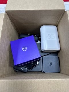 QUANTITY OF VARIOUS MIXED TECH ITEMS. (TO INCLUDE SKY Q BOXES & 3 5G ROUTER) [JPTM128077]