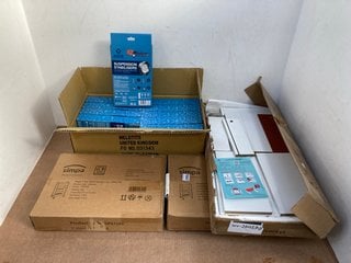 4 X BOXES OF ASSORTED ITEMS TO INCLUDE BOX OF ADIE SUSPENSION STABILISERS: LOCATION - C5