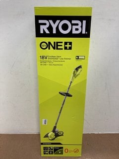 RYOBI ONE+ 18V CORDLESS 33CM EASYEDGE LINE TRIMMER - RRP £149: LOCATION - C4