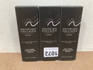 3 X DOCTOR SKIN COLLAGEN 30ML COLLAGEN STIMULATING SERUM - COMBINED RRP £375: LOCATION - C3