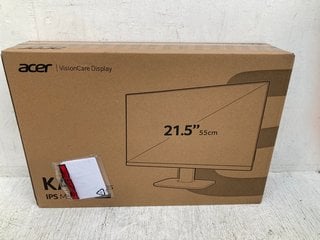 ACER VISIONCARE DISPLAY KA2 SERIES 21.5 INCH IPS FHD MONITOR - RRP £110: LOCATION - C2