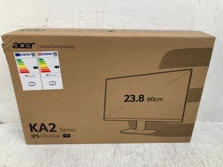 ACER VISIONCARE DISPLAY KA2 SERIES 23.8 INCH IPS FHD MONITOR - RRP £110: LOCATION - C2