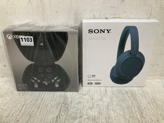 SONY ELITE SERIES 2 WIRELESS XBOX CONTROLLER TO ALSO INCLUDE SONY WH-CH720N NOISE CANCELLING HEADPHONES IN BLUE - COMBINED RRP £215: LOCATION - C2