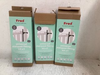 3 X FRED UNIVERSAL STAIRPOST FITTING KITS X 1: LOCATION - A1