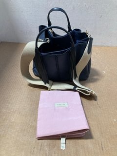 RADLEY LONDON HILLGATE PLACE - CRAFT MEDIUM GRAB MULTIWAY IN INK - RRP £279: LOCATION - A6