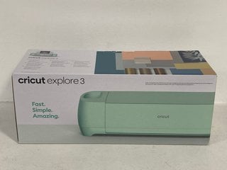 CRICUT 2008335 EXPLORE 3 CUTTING MACHINE - RRP £450.00: LOCATION - FRONT BOOTH