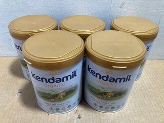 5 X KENDAMIL FIRST INFANT FORMULA MILK BBE: MARCH 2026: LOCATION - A11