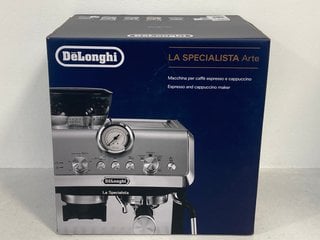 DELONGHI LA SPECIALISTA ARTE ESPRESSO & CAPPUCCINO MAKER - RRP £349.99: LOCATION - FRONT BOOTH