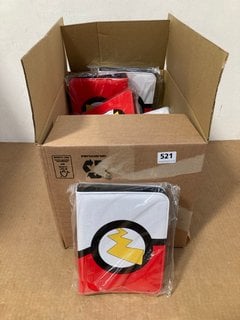 BOX OF POKÉMON TRADING CARDS BINDERS: LOCATION - B8