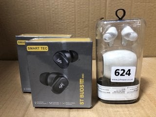 SMART TEC WIRELESS GAMING EARPHONES TO INCLUDE 2 X SMART TEC ST BUDS: LOCATION - B12