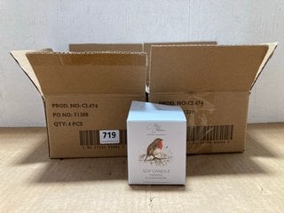 2 X BOXES OF MEY HAWKINS COUNTRY COLLECTION SOY CANDLES IN ORANGE & CINNAMON SCENT: LOCATION - A13