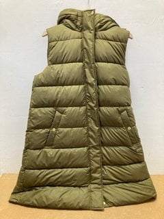 BARBOUR GREYSON PADDED GILET IN GREEN UK SIZE 16 - RRP 199: LOCATION - B15