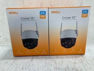 2 X IMOU CRUISER SE+ OUTDOOR SMART SECURITY CAMERA - COMBINED RRP £140.00: LOCATION - C8