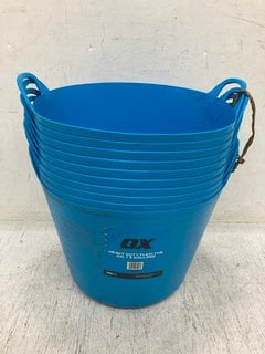 QTY OF OXO PLASTIC BUCKETS IN BLUE: LOCATION - C8