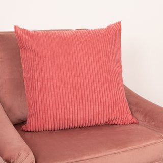 5 X ROSE CORDUROY CUSHION COVERS - 50X50CM - COMBINED RRP £150: LOCATION - BR1