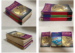 THREE HARRY POTTER BOOKS: LOCATION - BR8