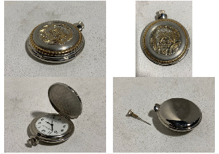 A FULL HUNTER POCKET WATCH: LOCATION - BR8