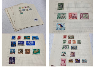 VINTAGE STAMPS ON SHEETS: LOCATION - BR9