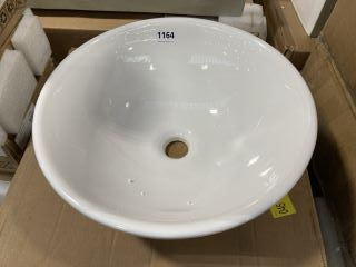 400MM DIAM CERAMIC VESSEL BASIN - RRP £180: LOCATION - D6