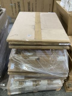 (COLLECTION ONLY) PALLET OF ASSORTED BATH END PANEL & OTHER ITEMS - RRP £2000: LOCATION - D7