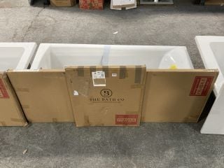 CARRON PHOENIX 1700 X 700M NTH SINGLE ENDED BATH WITH A WHITE MDF BATH SIDE & END PANEL - RRP £690: LOCATION - C6